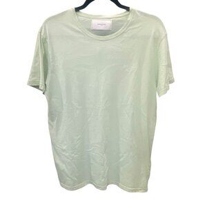 Mackeene Paris Mens Sz M Short Sleeve T-Shirt Sun Light Tea Organic Cotton